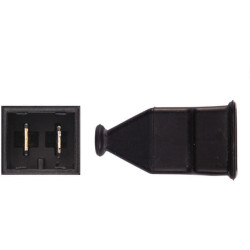 Darbo žibintas Halogeninis, kvadratinis, 12/24V, baltas, 112x94,3x102mm, AMP/Plokščio kontakto įvorė, Hella 1GA007506111