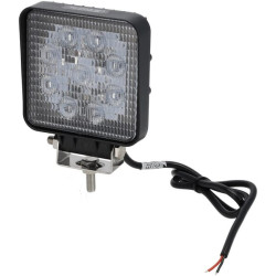 Darbo žibintas LED, 27 W, 2376 lm, stačiakampis, baltas, 107 x 38,8 x 136 mm, prožektorius, Kramp (10 vnt. dėžutė) LA10904BOX