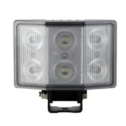 LED darbo žibintas, 60 W, 5700 lm, stačiakampis, 9–36 V, 137 x 90 x 67,5 mm, platus apšvietimas, Kramp LA10521