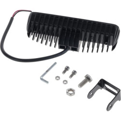 Darbo žibintas LED, 3W, 1350lm, stačiakampis, 12/24V, skaidrus, 50x60x160mm, 6 LED, Vapormatic VLC6138