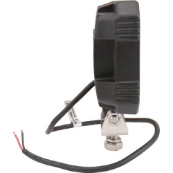 LED darbo žibintas, 15 W, 1900 lm, stačiakampis, 10/30 V, 150 x 37 x 100 mm, taškinis spindulys, 10 LED, Kramp LA10022