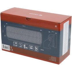 Darbo žibintas LED, 54W, 3960lm, stačiakampis, 10/30V, 180x55x38mm, prožektorius, Kramp LA10049