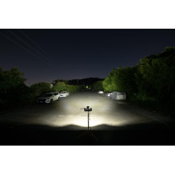 Darbo žibintas LED, 19 W, 3350 lm, stačiakampis, 10/110 V, 128 x 96 x 46 mm, „Deutsch“ 2 kontaktų, prožektorius, 8 LED, „Kramp L