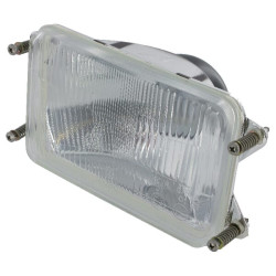 Priekinio žibinto įdėklas halogeninis, stačiakampis, skaidrus, 167x74x106,7 mm, Cobo 05325000