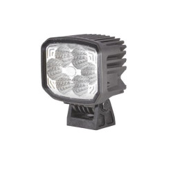 Darbo žibintas LED, 26 W, 1850 lm, stačiakampis, 12/24 V, permatomas „Deutsch“ kištukas, 6 LED, Hella 1GA996488011