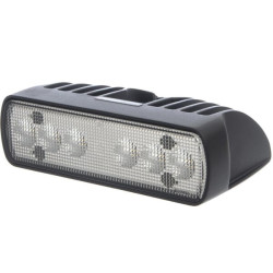 Darbo žibintas LED, 28 W, 2700 lm, stačiakampis, 12/24 V, skaidrus, 118,2 x 156 x 48 mm, „Deutsch“ 2 kontaktų, prožektorius, 6 L