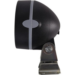 Halogeninis darbo žibintas, 55/70 W, apvalus, 12/24 V, skaidrus, korpusas: pilkas, 110 x 103 x 170 mm AMP kištukas, Hella 1GM996