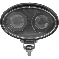 Apsauginis LED žibintas, mėlynas, 10 W, 250 lm, ovalus, 10–80 V, taškinis, 2 LED, Kramp LA10601