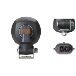 Halogeninis darbo žibintas, 65 W, apvalus, 12 V, skaidrus, tvirtinamas varžtais, 83 x 47,5 x 111 mm, Hella 1G0996176041