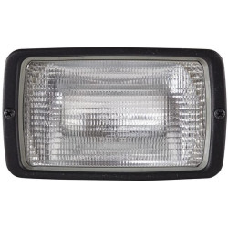 Darbo žibintas halogeninis, 55/70W, stačiakampis, 12/24V, baltas, 155x45x94mm, Hella 1GA996082001