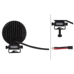 Darbo žibintas, apvalus, 4 LED, 1700 lm 12/24 V, „ValueFit by Hella“ 1G0357111002