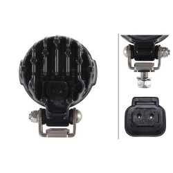 Darbinis LED žibintas, 15 W, 800 lm, apvalus, 9/12/24/33/50 V, baltas, tvirtinamas varžtais, 82 x 88 mm „Deutsch“ kištukas, 1 LE