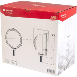 Darbo žibintas LED, 72 W, 5040 lm, apvalus, prožektorius, Kramp LA10427