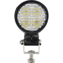 LED darbo žibintas, 40 W, 4000 lm, apvalus, baltas, 10/30 V, 84 x 126 x 71,8 mm, „Deutsch“ kištukas, 4 LED, 360 laipsnių, Kramp 