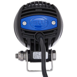 Darbinis LED žibintas, 7W, apvalus, 12V, mėlynas, tvirtinamas varžtais, 70x99mm, Hella 1G0996210001
