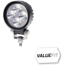 Darbo žibintas LED, 500 lm, apvalus, 12/24 V, baltas, 111 mm, 4 LED, Hella ValueFit 1G0357000001