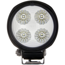Darbo žibintas LED, 800lm, apvalus, 12/24V, skaidrus, tvirtinamas varžtais, Ø 83mm, 4 LED, Hella 1G0996276451