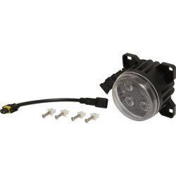 LED darbo žibintas, 40 W, 4000 lm, apvalus, 10/30 V, Ø 90 mm, H11/Deutsch kištukas, taškinis spindulys, 4 LED, Kramp LA10447SP