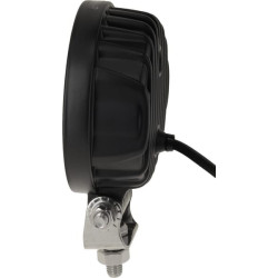 Darbo žibintas LED, 19W, 3360lm, apvalus, 10-110V, Ø110x140x42mm Deutsch kištukas, prožektorius, 16 LED, Kramp LA100971