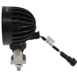 Darbinis LED žibintas, 40 W, 4000 lm, apvalus, baltas, 10/30 V, 84 x 126 x 71,8 mm, AMP kištukas, taškinis spindulys, 4 LED, 360