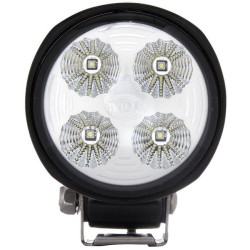 Darbo žibintas LED, 800lm, apvalus, 12/24V, skaidrus, tvirtinamas varžtais, Ø 83mm, 4 LED, Hella 1G0996276453
