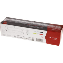 LED darbo žibintų juosta, 120 W, 10080 lm, stačiakampė, 12/24 V, balta/oranžinė, 357 x 70 x 67 mm „Deutsch“ kištukas, Combo, tie