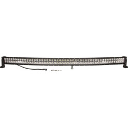 LED darbo žibintų juosta, 300 W, 25500 lm, stačiakampė, 12/24 V, balta, 1371,6 x 79,5 mm „Deutsch“ kištukas, kombinuota, lenkta,