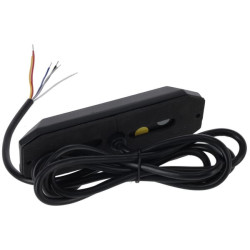 Mirksintis įspėjamasis žibintas / priekinis gabaritinis žibintas LED, stačiakampis, 12/24V, oranžinis/baltas, 129x41x14mm, 12/42