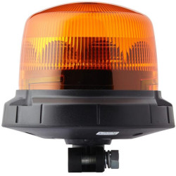 Mirksintis LED švyturėlis, 10 W, apvalus, 12/24 V, geltonas, montuojamas ant stulpo, Ø 165 mm x 125 mm, 16 LED, Hella 2XD0139790