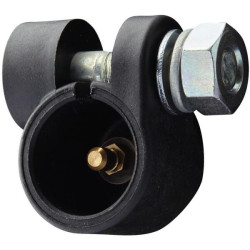 Mirksintis LED švyturėlis, 10 W, apvalus, 12/24 V, geltonas, montuojamas ant stulpo, Ø 165 mm x 125 mm, 16 LED, Hella 2XD0139790