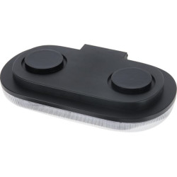 Mini šviesos juosta LED, įkraunama, su nuotolinio valdymo pultu, gintaro spalvos, magnetinė, 326x63x184 mm, 48 didelės galios LE