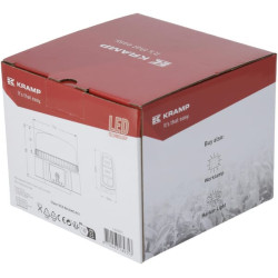 LED švyturėlis, įkraunamas, nuotolinio valdymo pultas, 19 W, gintaro spalvos, magnetinis, Ø 114 x 104 mm LA20091