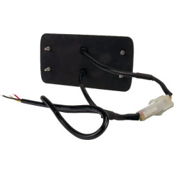 Įspėjamasis LED žibintas, 24 W, 12–24 V, geltonas, tvirtinamas varžtais, 132 x 66 x 30 mm, 8 LED, Kramp LA20012