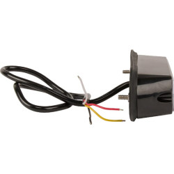 Įspėjamasis LED žibintas, 12 W, 12–24 V, geltonas, tvirtinamas varžtais, 132 x 34 x 30 mm, 4 LED, Kramp LA20011