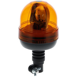 Besisukantis halogeninis švyturėlis, 55 W, 12 V, gintaro spalvos, lankstus tvirtinimas prie stulpo, Ø 127 mm x 240 mm, Kramp LA2