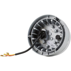 Mirksintis LED švyturėlis, 10 W, apvalus, 12/24 V, skaidrus/geltonas, tvirtinamas varžtais, Ø 149 mm x 88 mm, 10 LED, Hella 2XD0