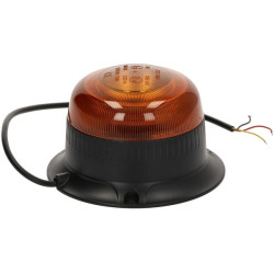 Švyturėlis LED, žemo profilio, 15 W, 12–24 V, gintaro spalvos, tvirtinamas varžtais, Ø 86 mm x 67 mm LA20094