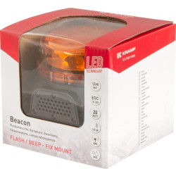 Švyturėlis LED, tvirtinamas varžtais, su įspėjamuoju pyptelėjimu (97 dB) LA20060