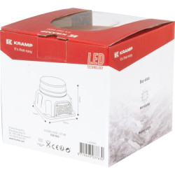 Švyturėlis LED, tvirtinamas varžtais, su įspėjamuoju pyptelėjimu (97 dB) LA20060