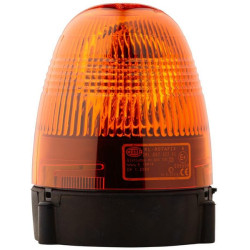 Halogeninis besisukantis švyturėlis, apvalus, 24 V, gintaro spalvos, tvirtinamas varžtais, Ø 130 mm x 174 mm, Hella 2RL007337011