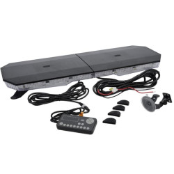 LED šviesos juosta, 100/200 W, 12–24 V, geltona, tvirtinama varžtais, 767 x 89 x 280 mm TA2 LA20096