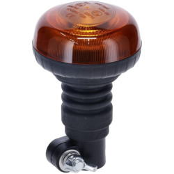 Švyturėlis LED, žemo profilio, 15 W, 12–24 V, gintaro spalvos, lanksčiai tvirtinamas prie stulpo, Ø 86 mm x 138 mm LA20092