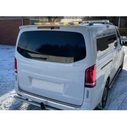 Šviesų juosta, 12/24 V, gintaro spalvos, tvirtinama varžtais, 1059 x 32 x 53 mm, su daugybe mirksėjimo funkcijų, 10 x 6 LED, Kra