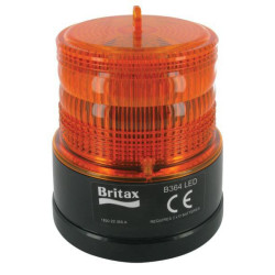Besisukantis LED švyturėlis, geltonas, magnetinis, Ø 108 mm x 126 mm, su baterija, 20 LED, Britax B36400BAT