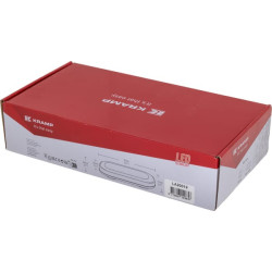 LED šviesos juosta, 126 W, 12–24 V, gintaro spalvos, tvirtinama varžtais, 365 x 173 x 36 mm, 42 LED, Kramp LA20019