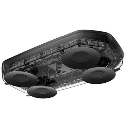 LED šviesos juosta, 50 W, 12–24 V, geltona, tvirtinama varžtais / magnetinė, 380 mm, Kramp LA20150