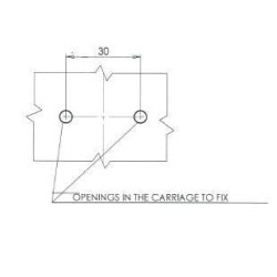 Gabaritinis žibintas LED, stačiakampis, 12-24V, 105,4x45x11,8mm, Jaeger, Kramp LA30109