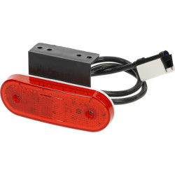 Gabaritinis žibintas LED, stačiakampis, 12-24V, 114x40x25mm, Jaeger, Kramp LA30117