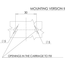 Gabaritinis žibintas LED, stačiakampis, 12-24V, 114x40x25mm, Jaeger, Kramp LA30117
