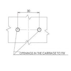 Gabaritinis žibintas LED, stačiakampis, 12-24V, 105,4x45x11,8mm, Jaeger, Kramp LA30103